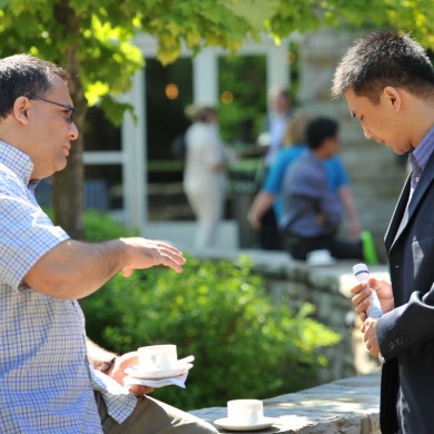 Left to right: Dr. Ian Gates, CMC Principal Investigator, CMC Researcher